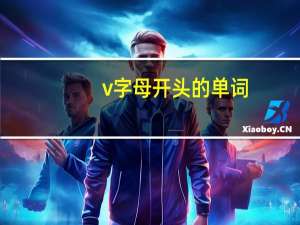 v字母开头的单词