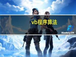 vb程序算法