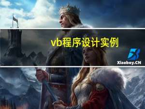 vb程序设计实例