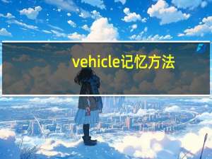 vehicle记忆方法