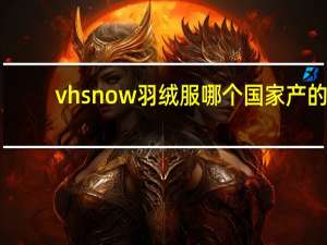 vhsnow羽绒服哪个国家产的