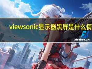viewsonic显示器黑屏是什么情况（viewsonic）