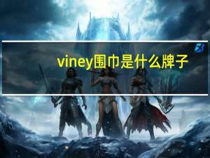 viney围巾是什么牌子