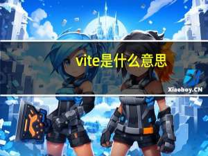 vite是什么意思
