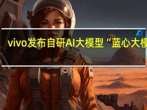 vivo发布自研AI大模型“蓝心大模型”