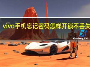 vivo手机忘记密码怎样开锁不丢失数据（vivo手机忘记密码怎样开锁）