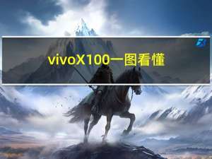 vivo X100一图看懂：最强标准版！12+256GB起步不凑数