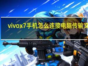 vivox7手机怎么连接电脑传输文件