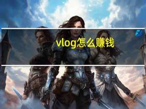 vlog怎么赚钱
