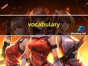 vocabulary（vocabulary是什么意思）