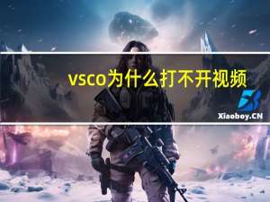 vsco为什么打不开视频（vsco为什么打不开）