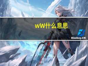wW什么意思