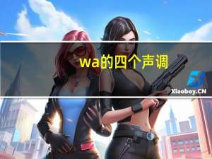 wa的四个声调
