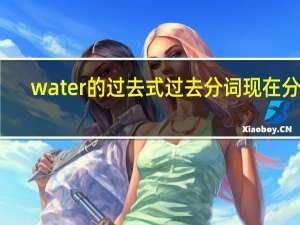 water的过去式过去分词现在分词（water的过去式）