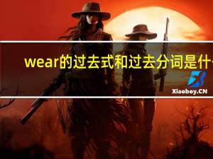 wear的过去式和过去分词是什么