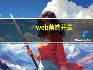 web前端开发（webq）