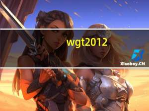 wgt2012（关于wgt2012的介绍）