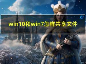 win10和win7怎样共享文件（win7和win10怎么共享文件）