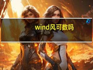 wind风可数吗