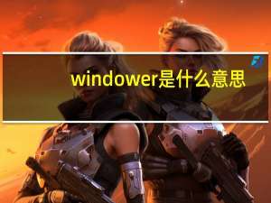 windower是什么意思（windower）