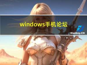 windows手机论坛（有没什么比较热门的Windows及Mobile手机论坛）