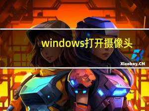 windows打开摄像头