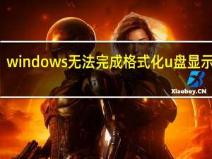 windows无法完成格式化u盘显示raw（windows无法完成格式化）