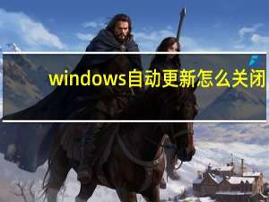 windows自动更新怎么关闭（windows自动更新有用吗）