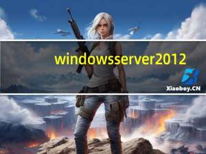 windowsserver2012（windowsserver）