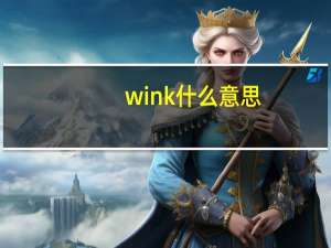 wink什么意思？