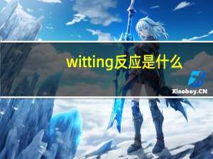 witting反应是什么