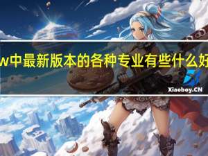wow 中最新版本的各种专业有些什么好处优点噢