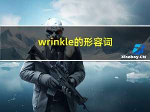 wrinkle的形容词（wrinkle）