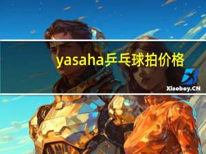yasaha乒乓球拍价格