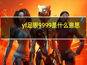 yf足银9999是什么意思