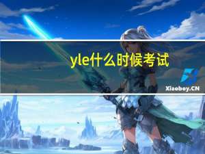 yle什么时候考试