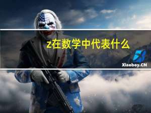 z在数学中代表什么