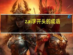 zai字开头的成语