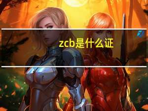 zcb是什么证