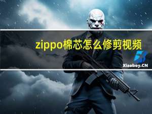 zippo棉芯怎么修剪视频（zippo棉芯怎么放图解）