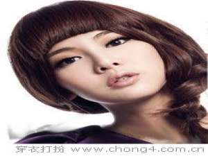精致的寿莲刘海发型