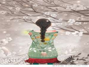 美丽的女孩，你来自绘画