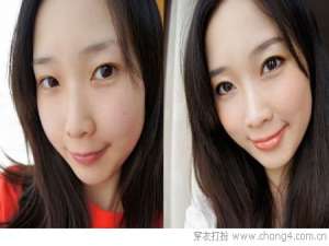 图形演示，创造出纯色和明亮的妆容