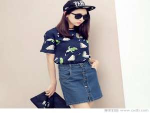 一件+牛仔礼服今年夏天会失败LOOK！