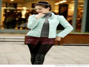冬季故事:羽绒服色彩秀