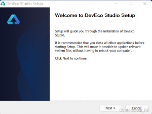 鸿蒙DevEco Studio2.1——开发环境搭建