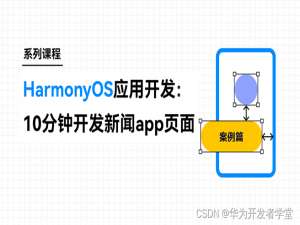【高光时“课”】HarmonyOS应用开发 - 10分钟开发新闻app页面
