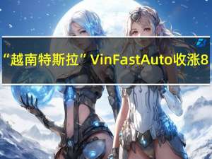 “越南特斯拉”VinFast Auto（VFS）收涨8.41%报8.12美元