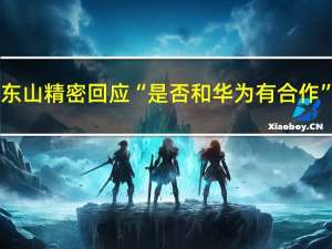 东山精密回应“是否和华为有合作”：鉴于保密协议要求 公司不便披露客户信息