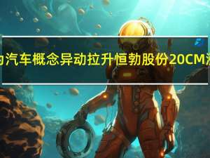 华为汽车概念异动拉升 恒勃股份20CM涨停